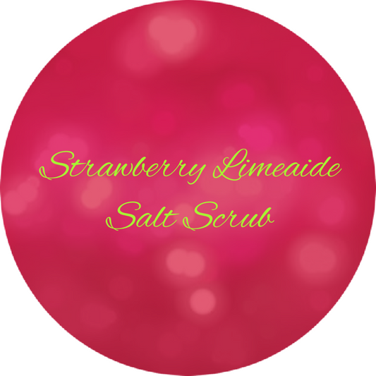 Organic Strawberry Limeade Specialty Salt Scrub
