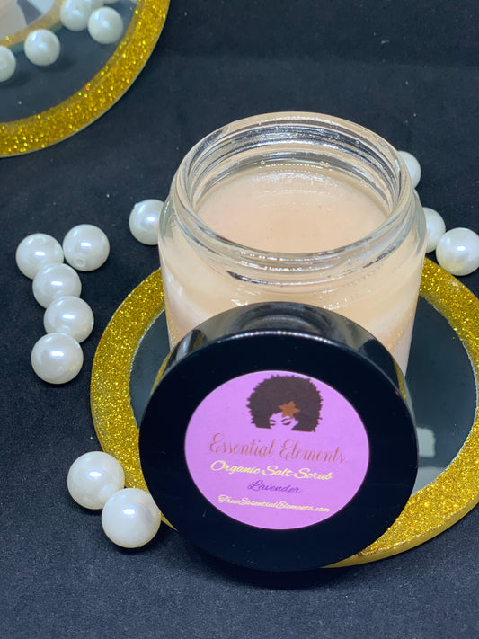 Organic Lavender Salt Scrub