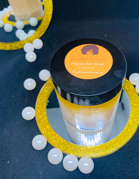 Organic Grapefruit Salt Scrub
